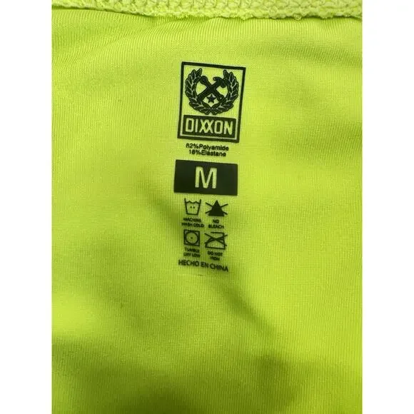 Dixxon Premium Swimwear Womens M Neon Green Yellow Tanning Suit Bikini - Picture 4 of 4